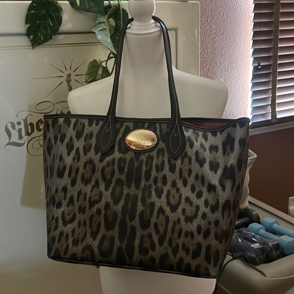 Roberto Cavalli leopard tote - Picture 2 of 7